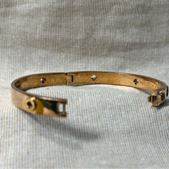 Kate Spade New York Spot The Spade Studded Hinged Bangle - Picture 3 of 5